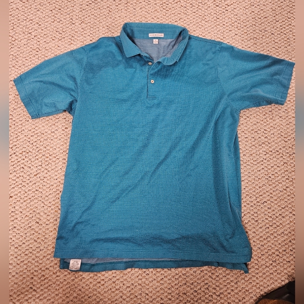 Peter Millar Men's Blue Polo‎ Shirt